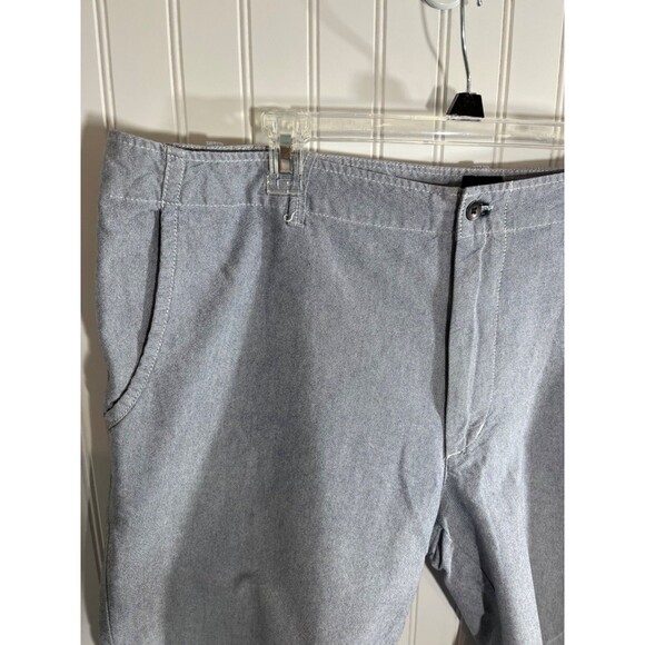 J. Ferrar Mens Gray Casual Cotton Shorts Size 34 - Picture 2 of 6